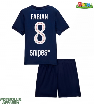 Paris Saint-Germain Fabian Ruiz #8 Hemmaställ Barn 2025-26 Kortärmad (+ Korta byxor)